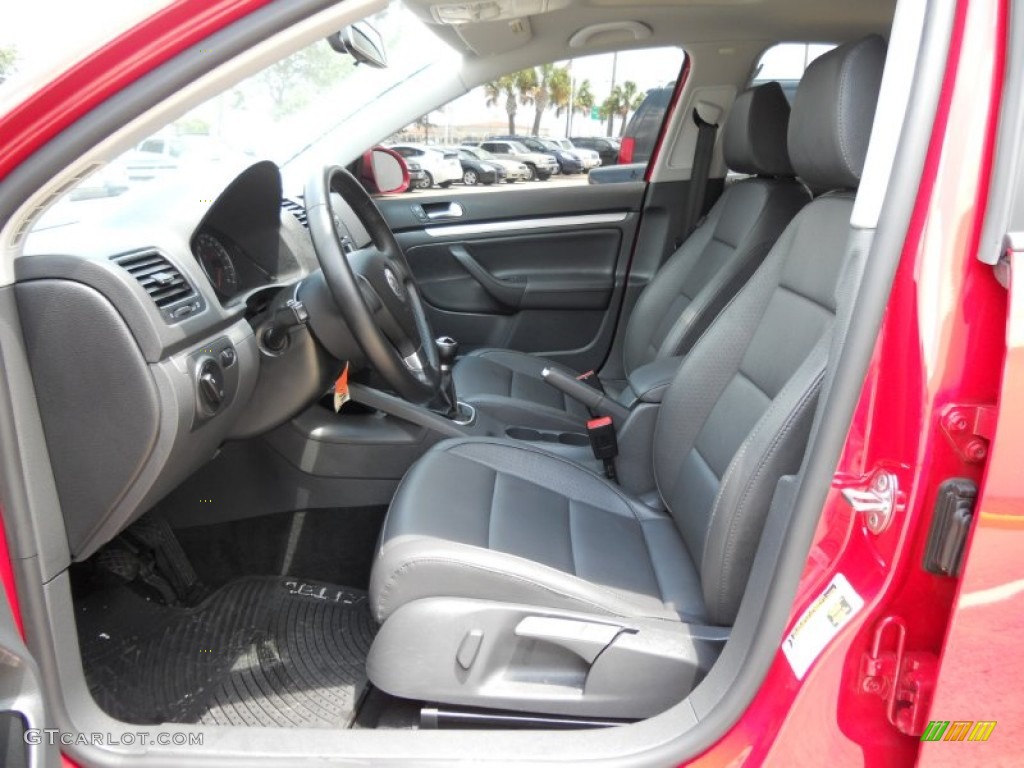 Anthracite Interior 2009 Volkswagen Jetta Wolfsburg Edition Sedan Photo #50367009