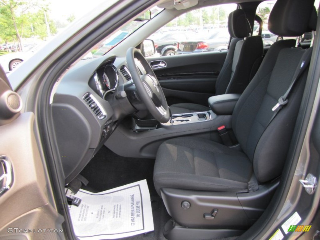 Black Interior 2011 Dodge Durango Crew Photo #50368020