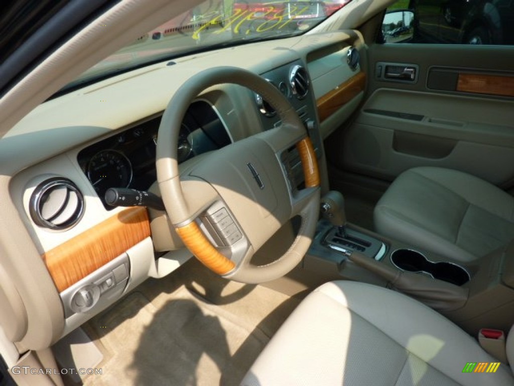 2008 MKZ Sedan - Black / Sand photo #12