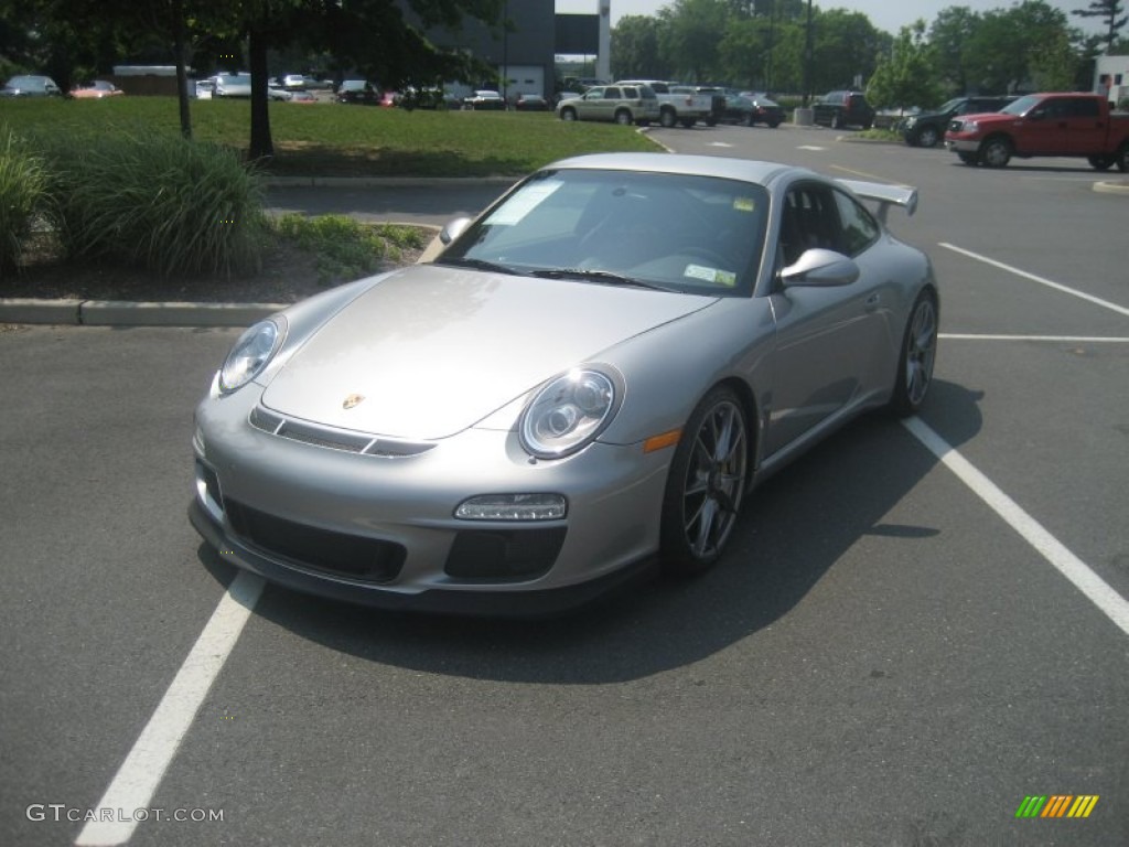 GT Silver Metallic 2010 Porsche 911 GT3 Exterior Photo #50368724