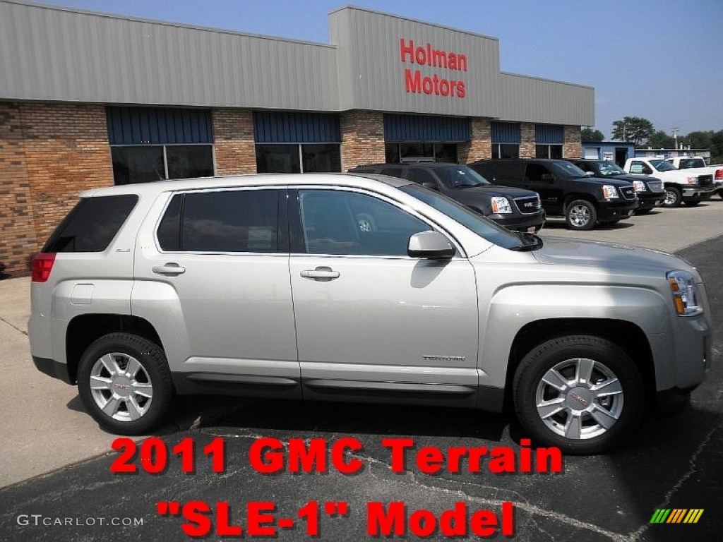 2011 Terrain SLE - Gold Mist Metallic / Jet Black photo #1