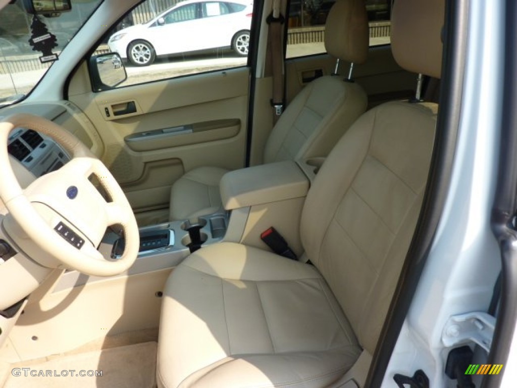2008 Escape XLT V6 4WD - Oxford White / Camel photo #10