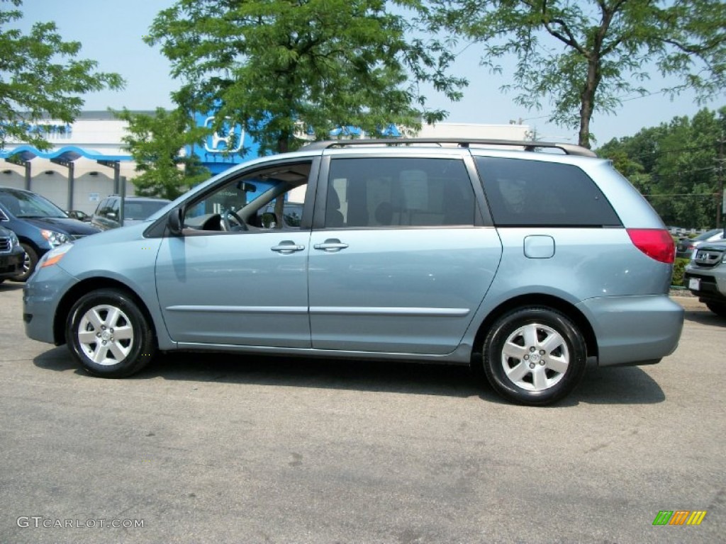 2007 Sienna LE - Blue Mirage Metallic / Stone photo #1