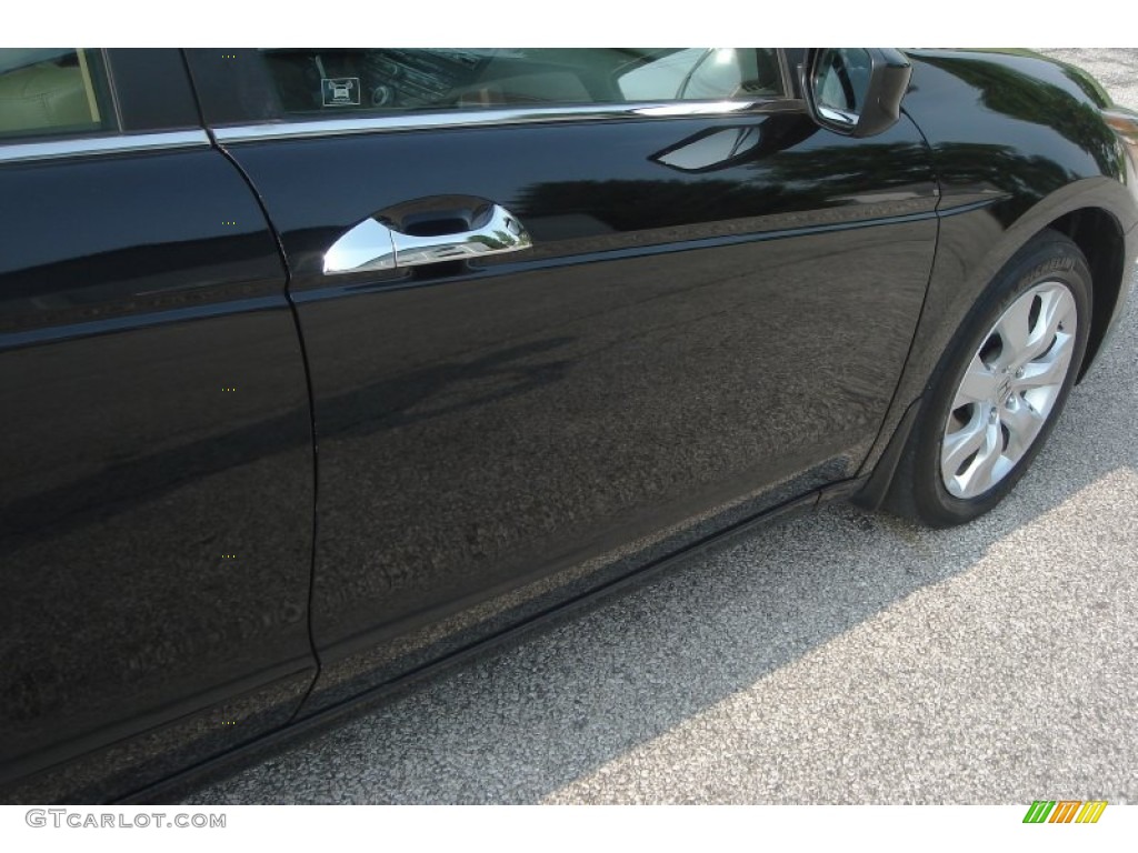 2008 Accord EX-L V6 Sedan - Nighthawk Black Pearl / Ivory photo #7