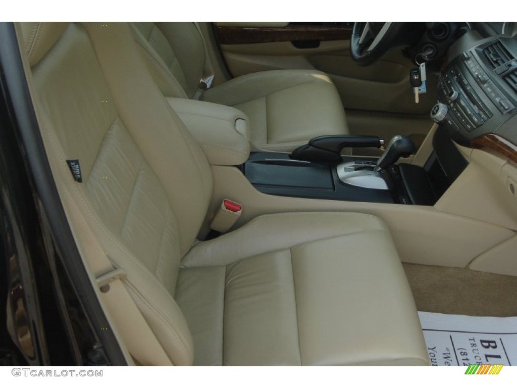 2008 Accord EX-L V6 Sedan - Nighthawk Black Pearl / Ivory photo #13