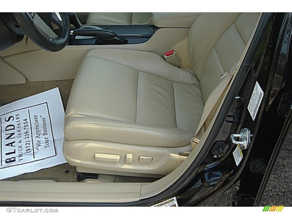 2008 Accord EX-L V6 Sedan - Nighthawk Black Pearl / Ivory photo #21