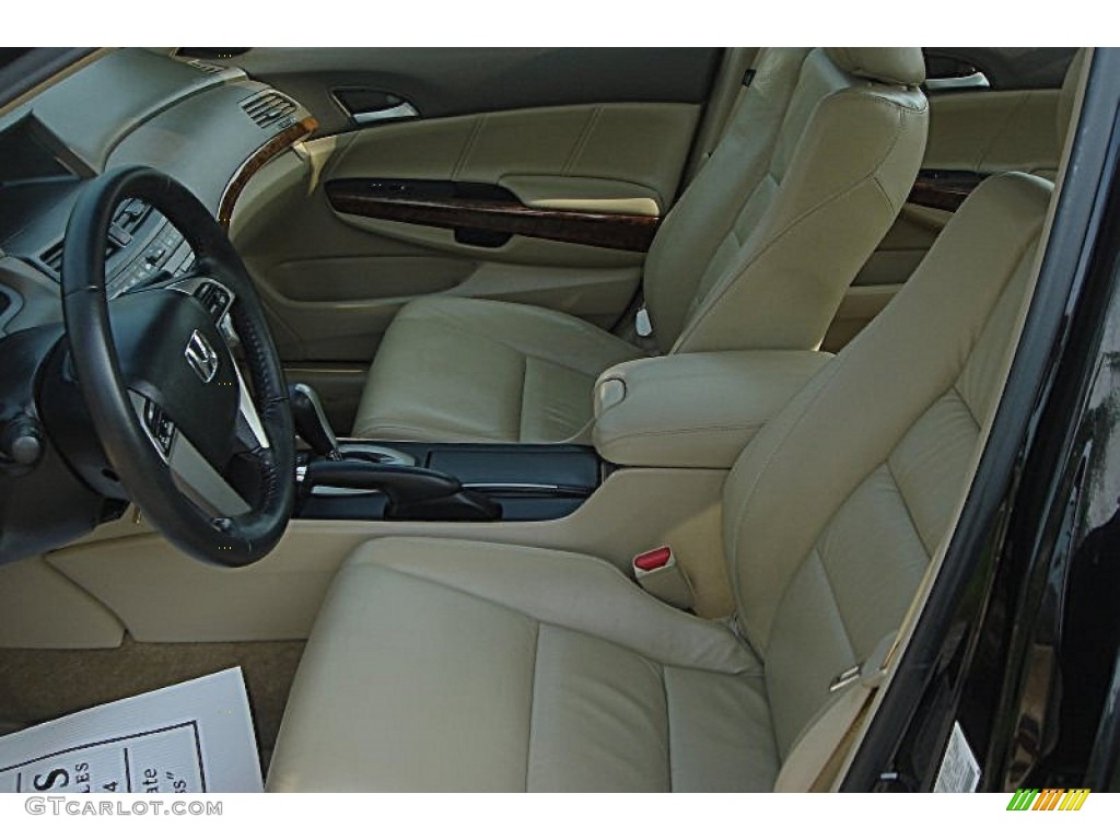 2008 Accord EX-L V6 Sedan - Nighthawk Black Pearl / Ivory photo #22