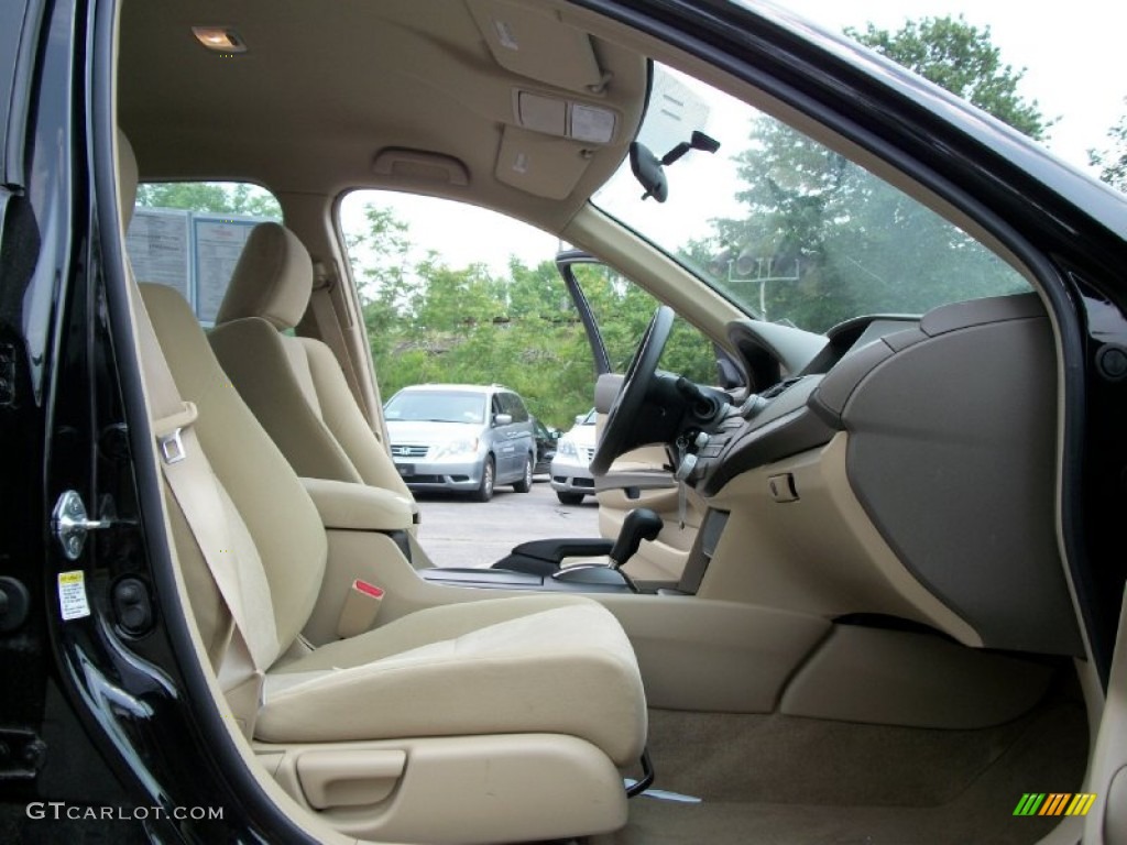 2009 Accord LX Sedan - Crystal Black Pearl / Ivory photo #14