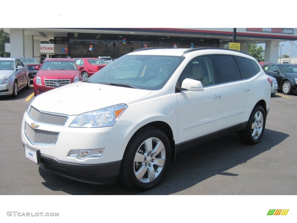 2011 Traverse LTZ AWD - White / Cashmere/Ebony photo #1