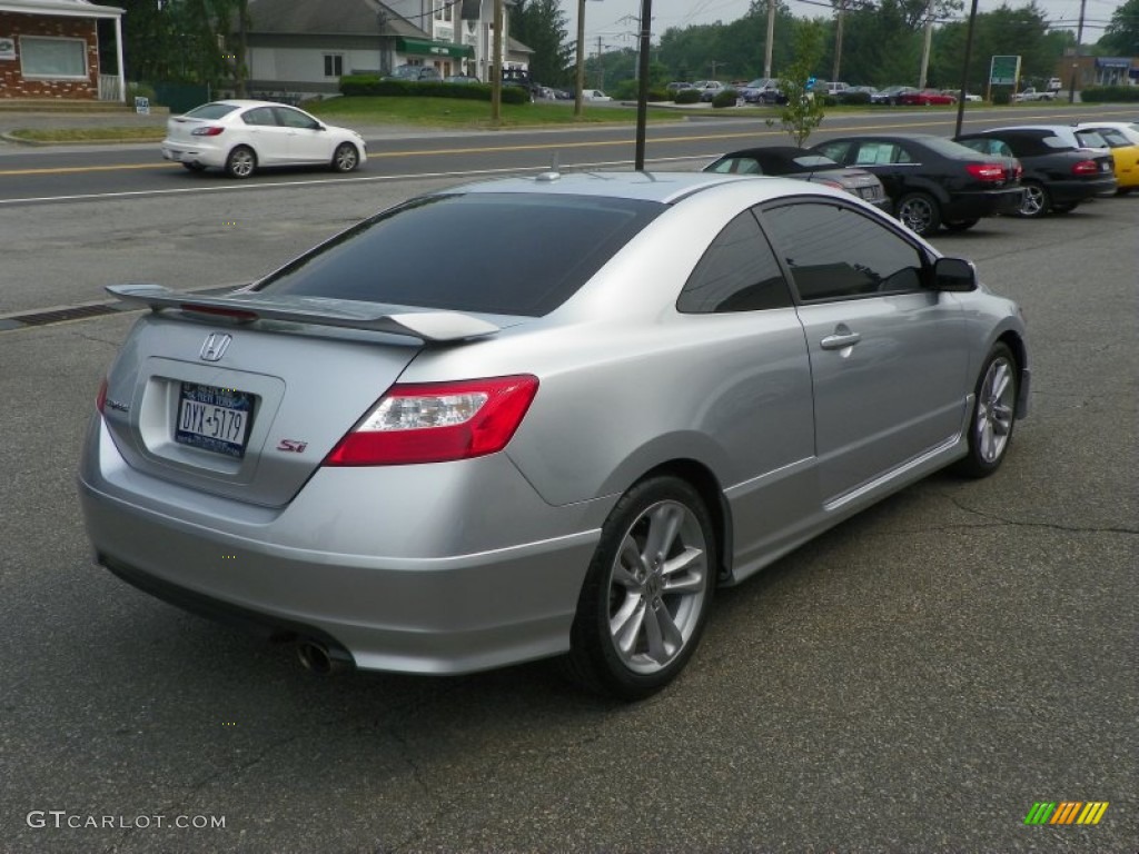 2007 Civic Si Coupe - Alabaster Silver Metallic / Black photo #3