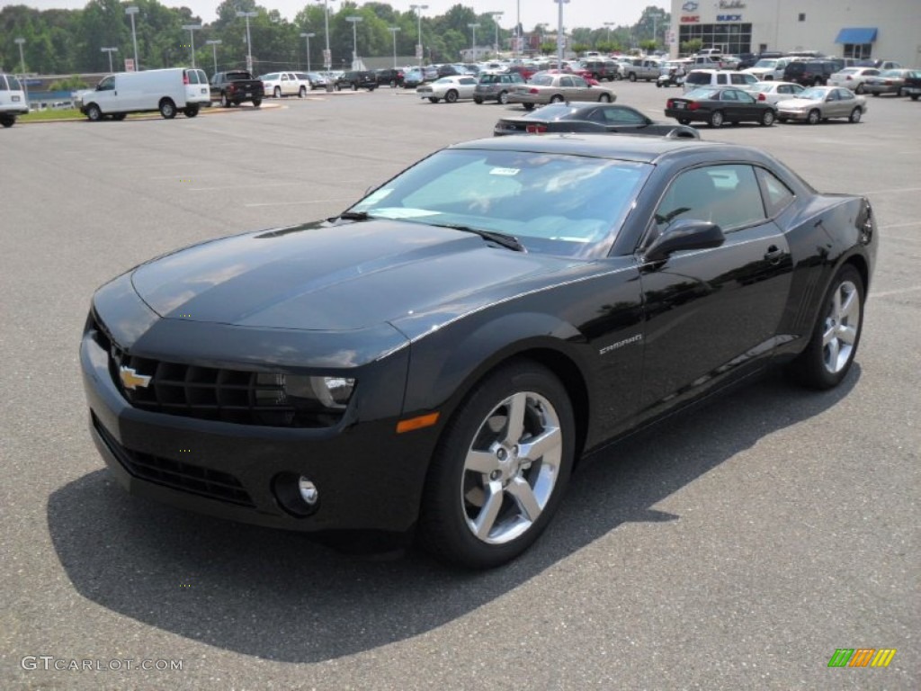 2011 Camaro LT Coupe - Black / Black photo #1