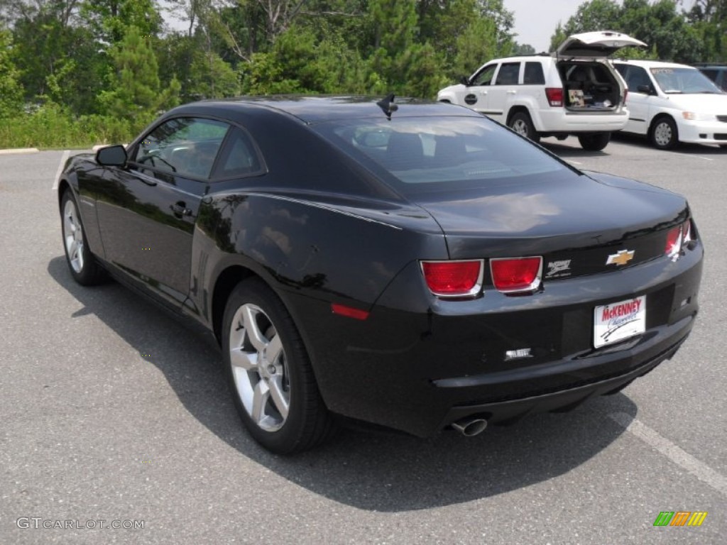 2011 Camaro LT Coupe - Black / Black photo #2