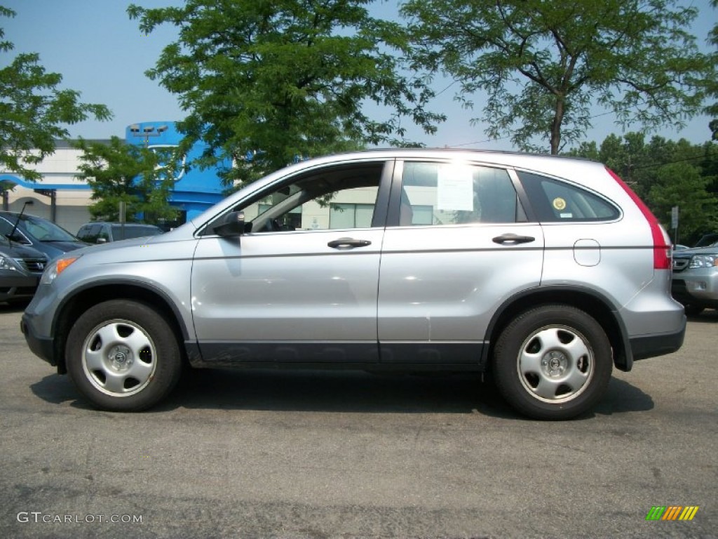 2008 CR-V LX 4WD - Whistler Silver Metallic / Gray photo #1