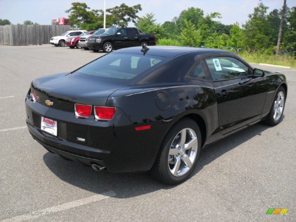 2011 Camaro LT Coupe - Black / Black photo #4