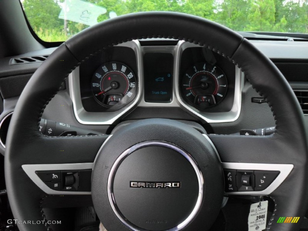 2011 Camaro LT Coupe - Black / Black photo #13