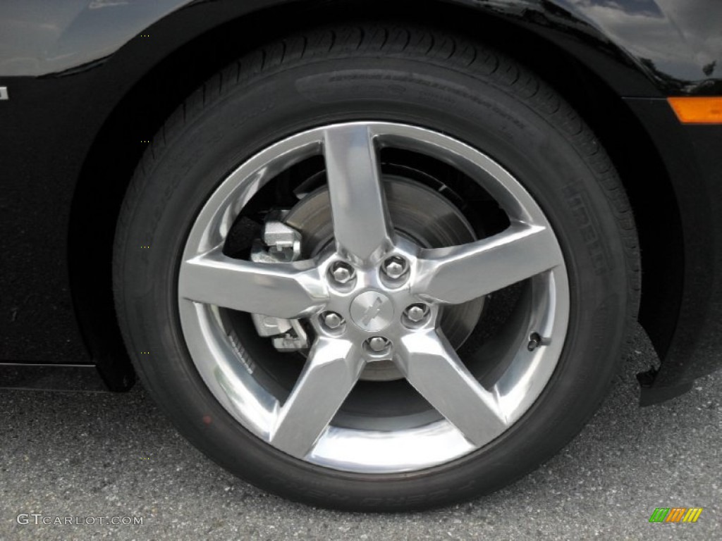 2011 Camaro LT Coupe - Black / Black photo #22