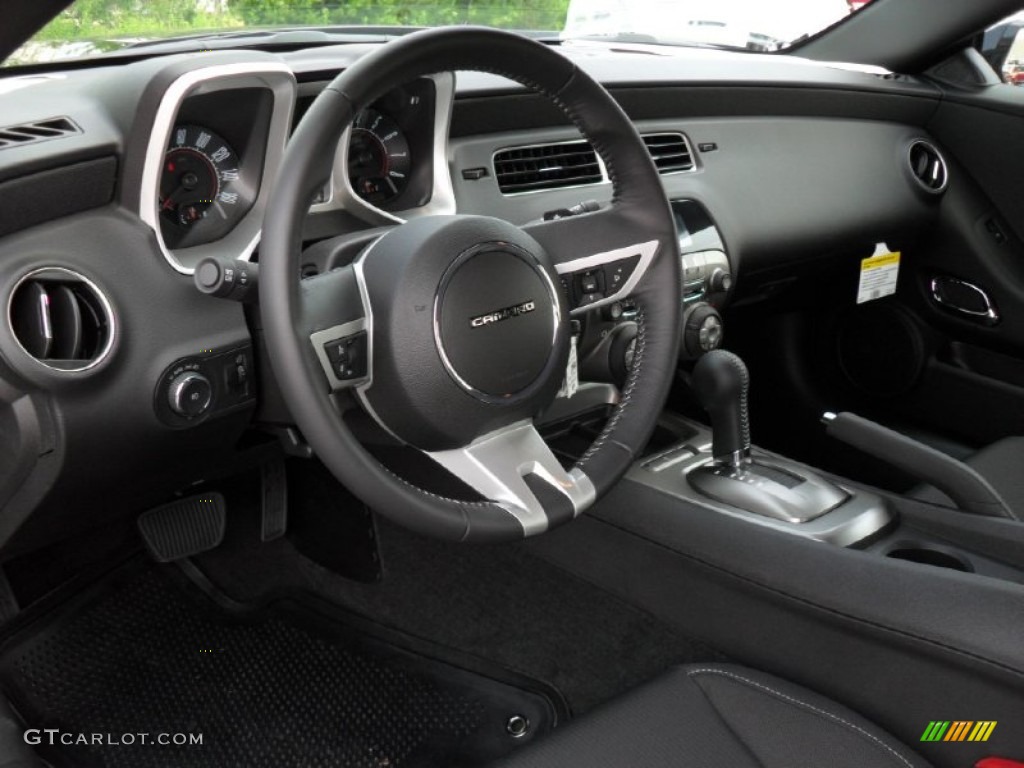 2011 Camaro LT Coupe - Black / Black photo #24