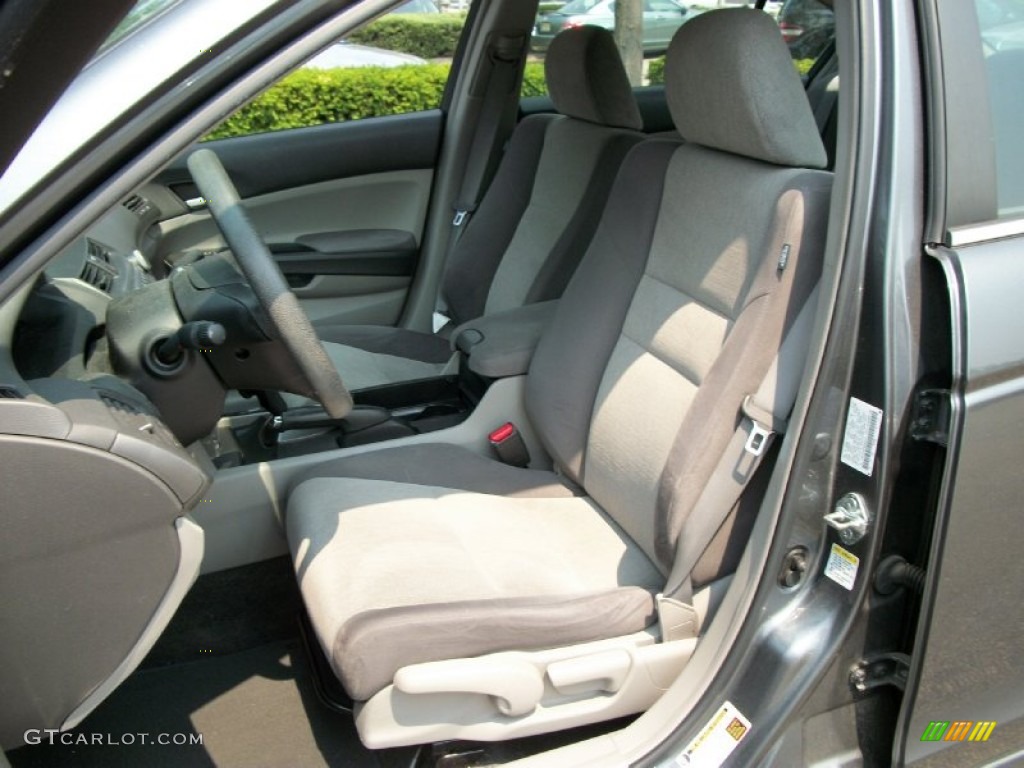 2008 Accord LX Sedan - Polished Metal Metallic / Gray photo #14