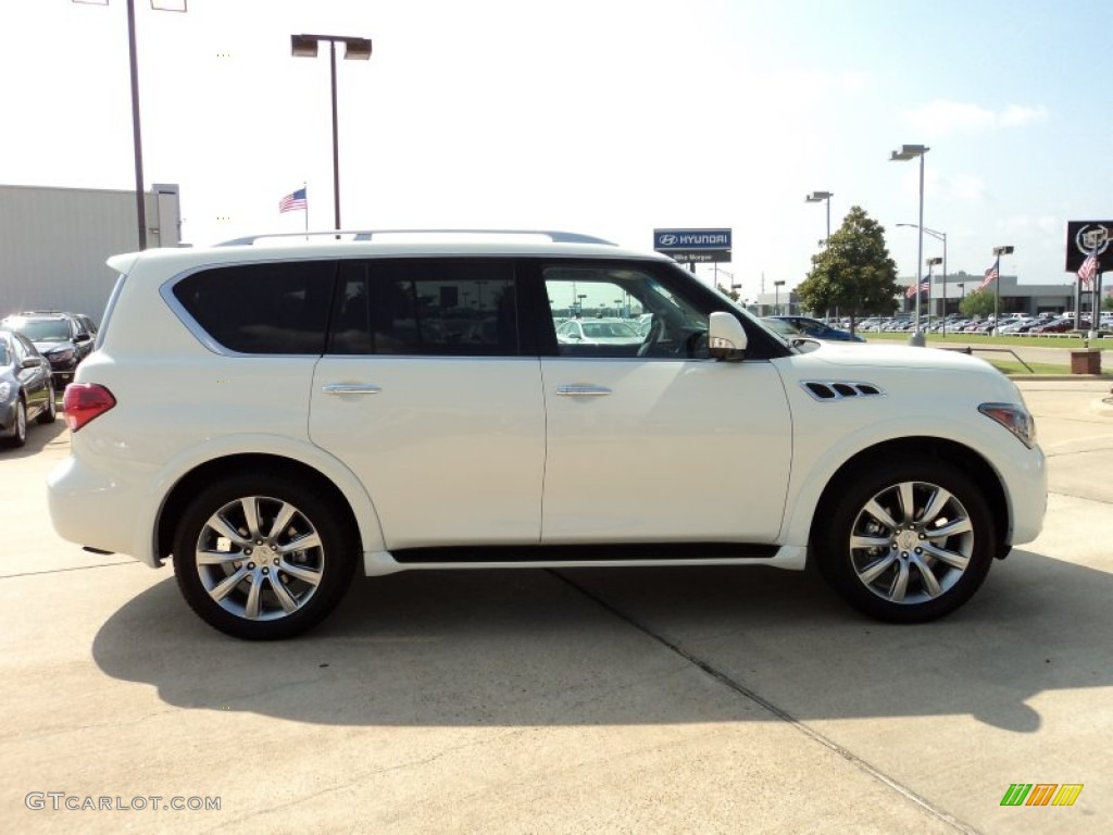 Moonlight White 2011 Infiniti QX 56 Exterior Photo #50375637