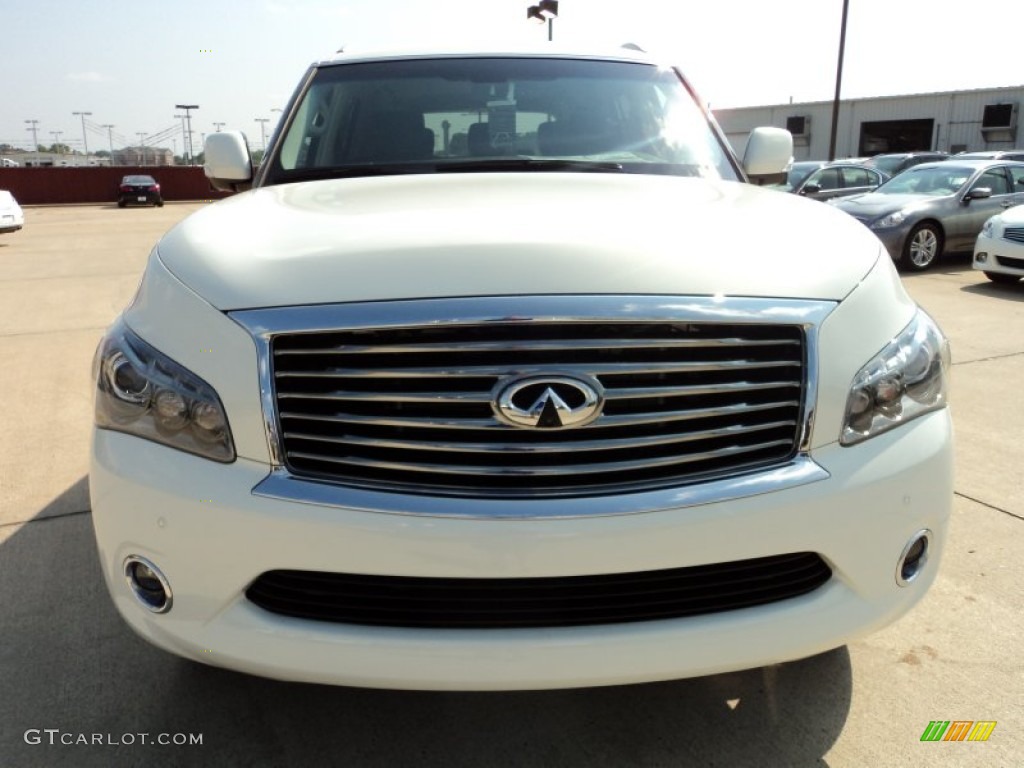 Moonlight White 2011 Infiniti QX 56 Exterior Photo #50375652