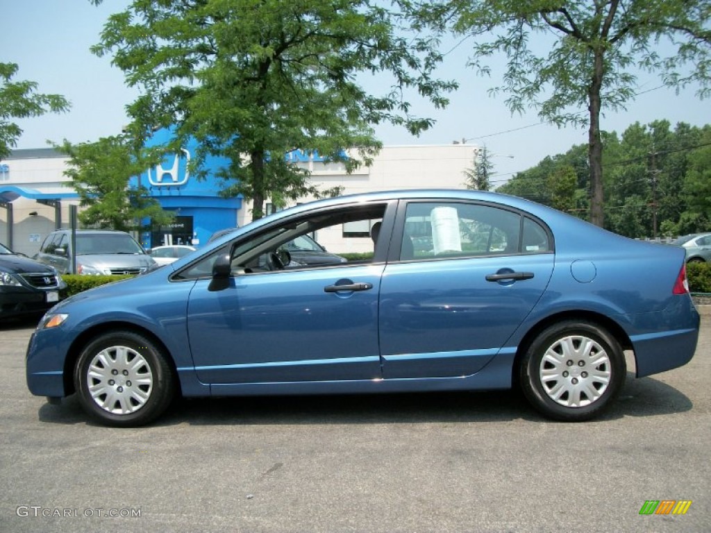 2009 Civic DX-VP Sedan - Atomic Blue Metallic / Gray photo #1