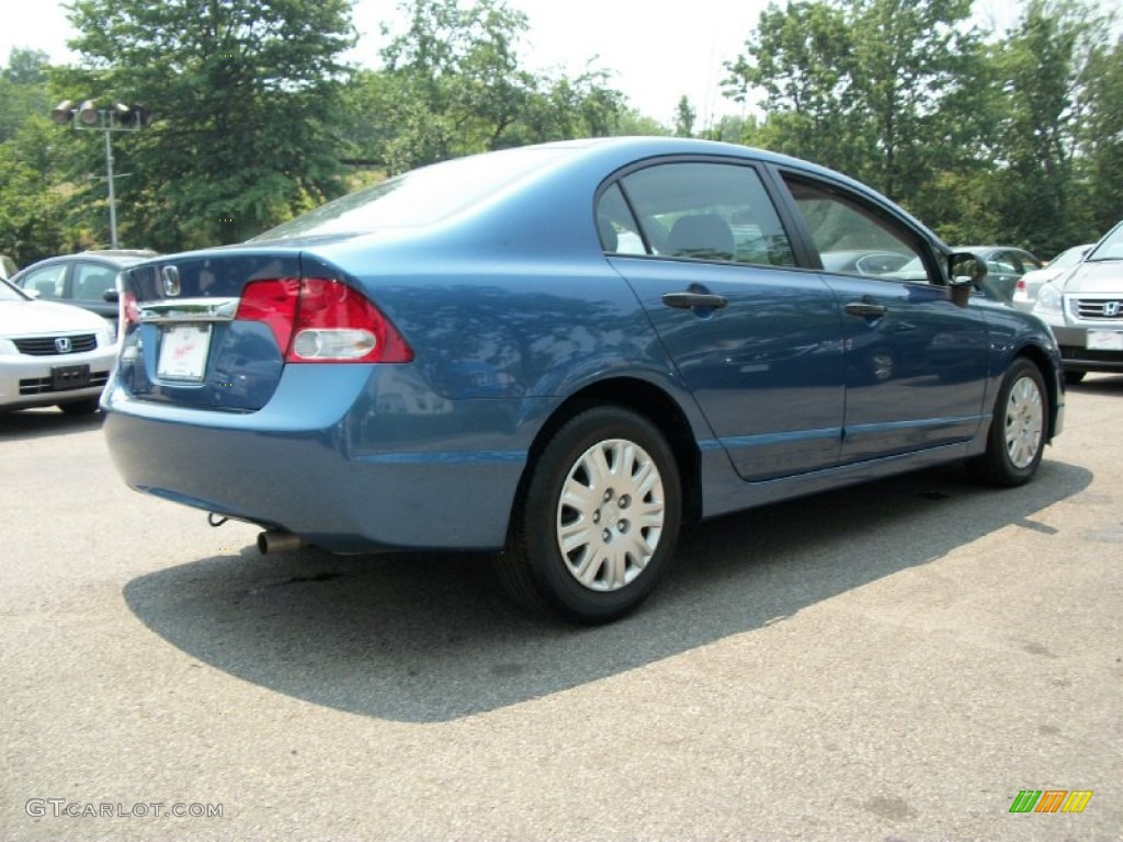2009 Civic DX-VP Sedan - Atomic Blue Metallic / Gray photo #6