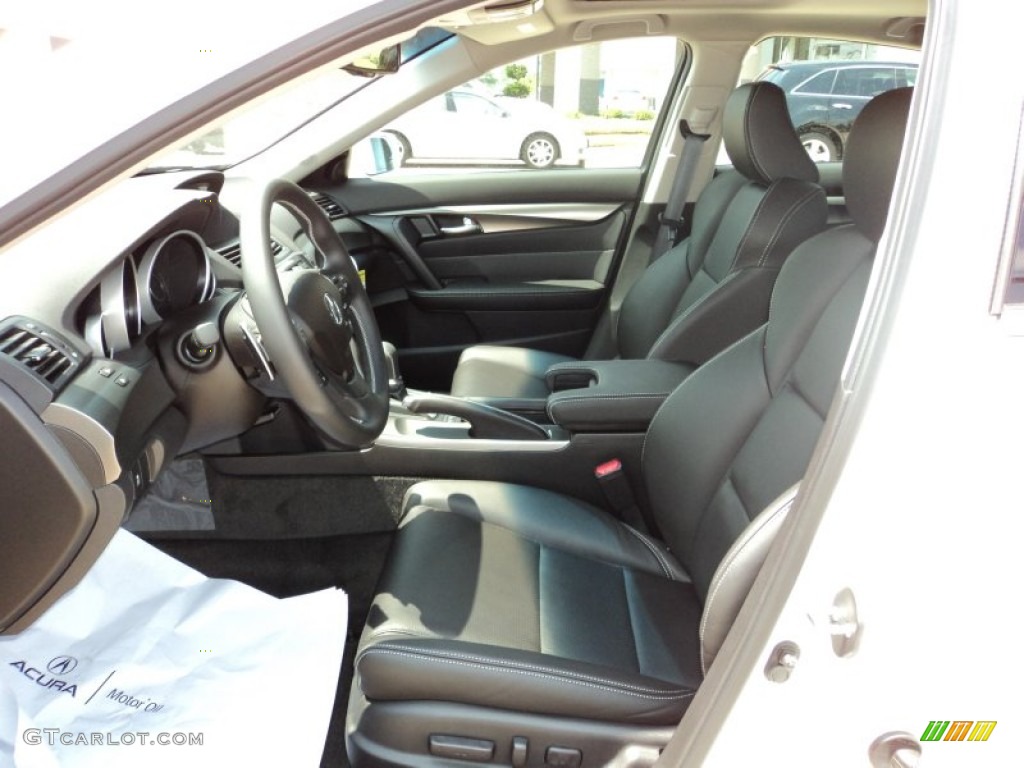 Ebony Interior 2012 Acura TL 3.7 SH-AWD Advance Photo #50376000