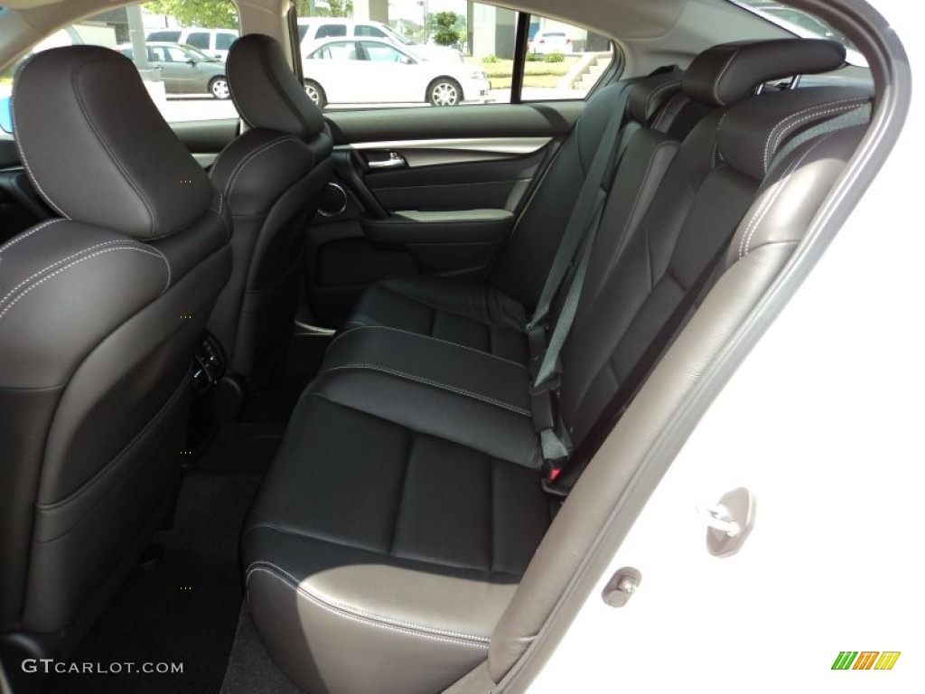 Ebony Interior 2012 Acura TL 3.7 SH-AWD Advance Photo #50376009