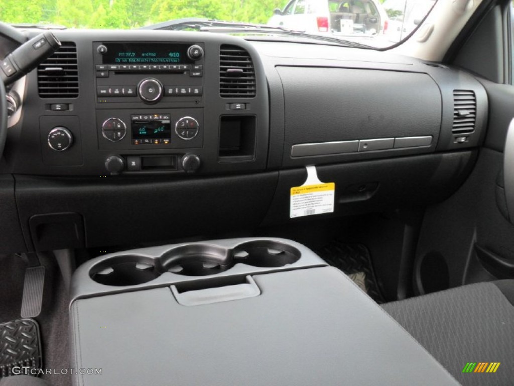 2011 Silverado 1500 LT Extended Cab 4x4 - Sheer Silver Metallic / Ebony photo #18