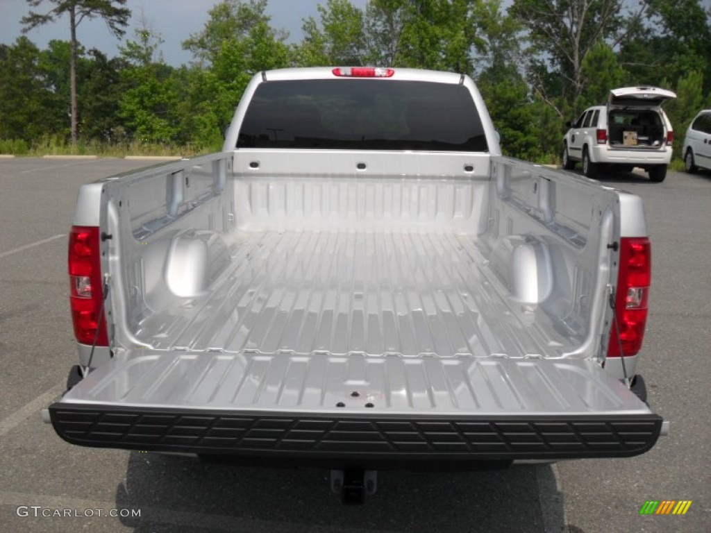 2011 Silverado 1500 LT Extended Cab 4x4 - Sheer Silver Metallic / Ebony photo #19