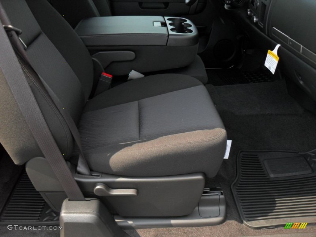 2011 Silverado 1500 LT Extended Cab 4x4 - Sheer Silver Metallic / Ebony photo #22