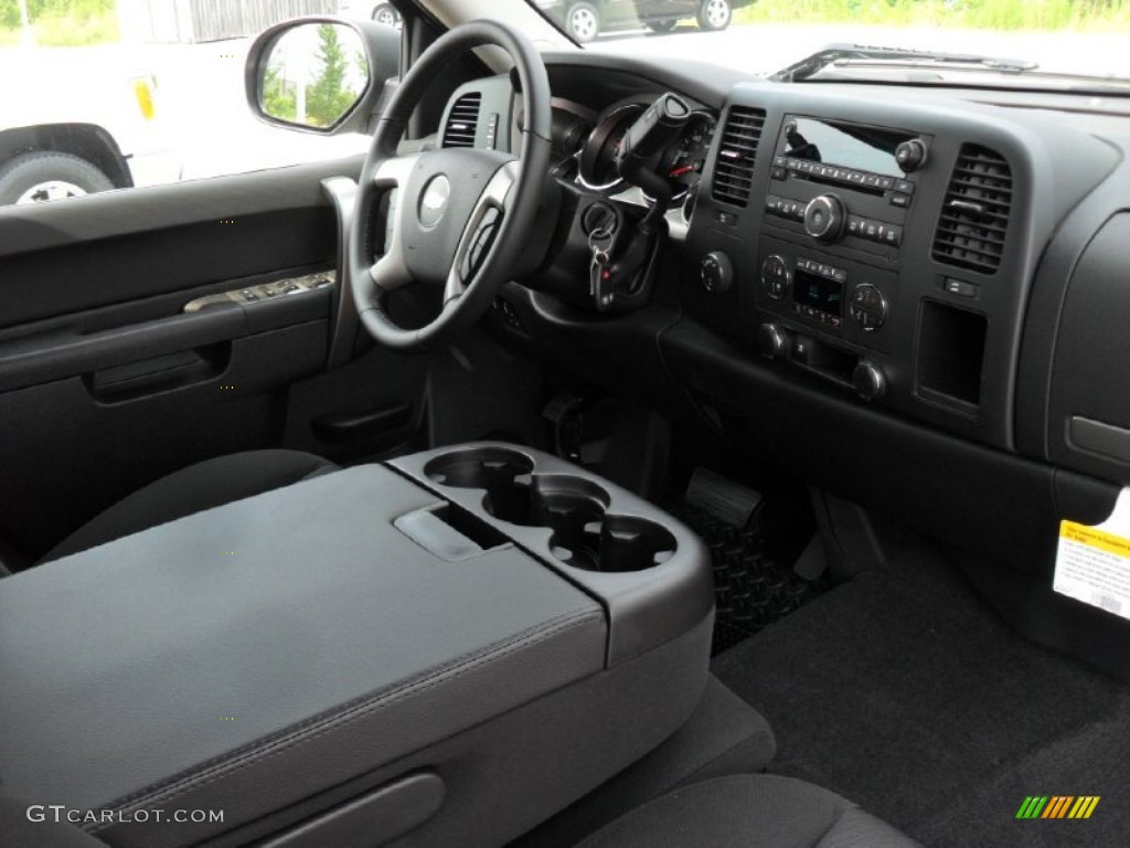 2011 Silverado 1500 LT Extended Cab 4x4 - Sheer Silver Metallic / Ebony photo #23