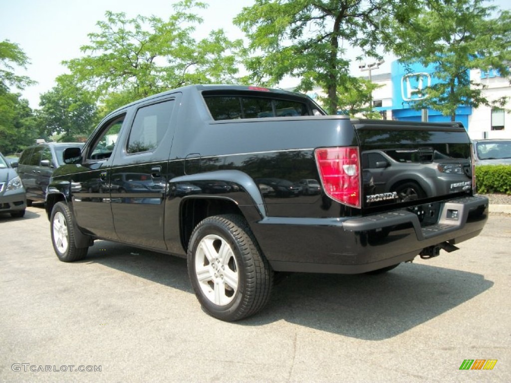 Nighthawk Black Pearl 2009 Honda Ridgeline RTL Exterior Photo #50377178