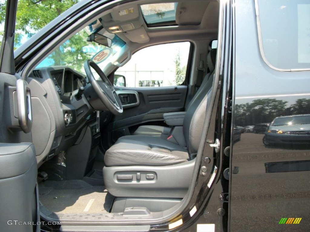 Gray Interior 2009 Honda Ridgeline RTL Photo #50377244