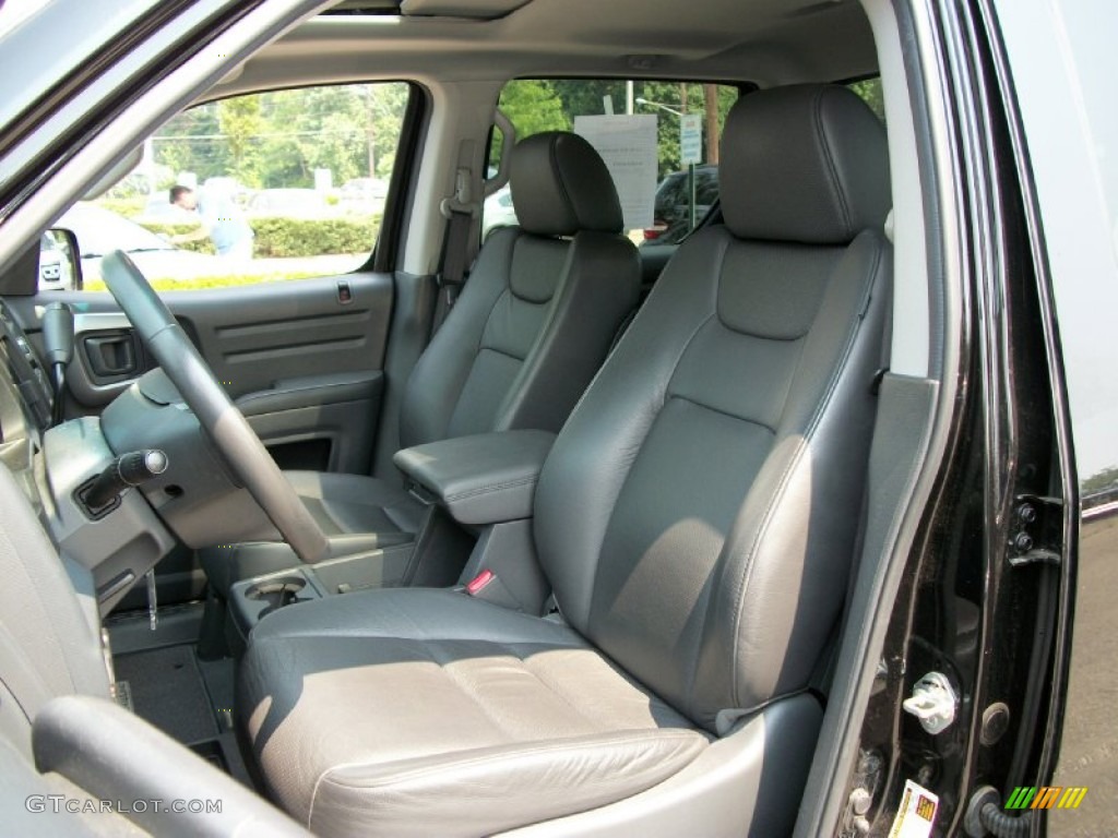 Gray Interior 2009 Honda Ridgeline RTL Photo #50377259
