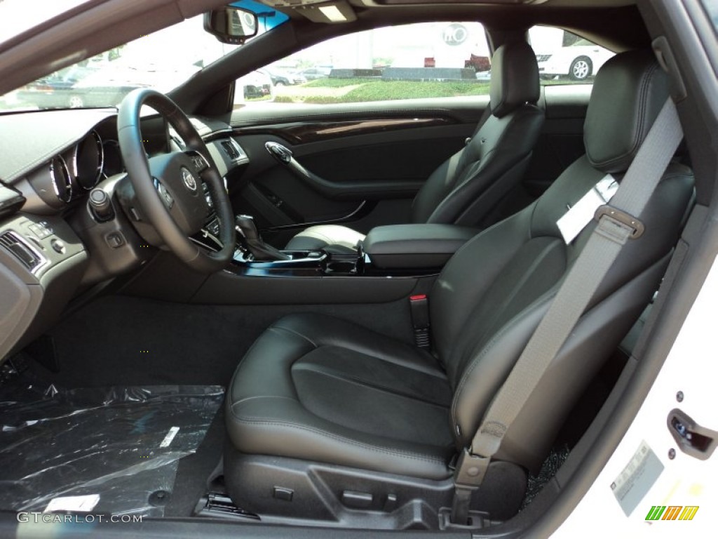 Ebony Interior 2011 Cadillac CTS -V Coupe Photo #50377505