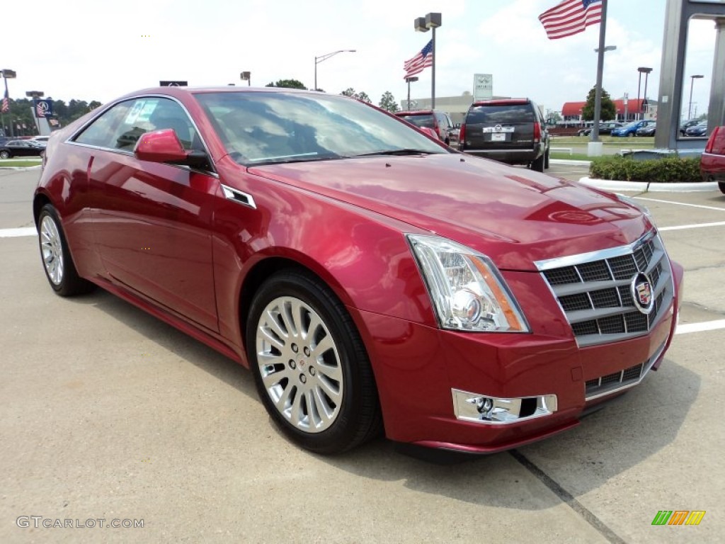 Crystal Red Tintcoat 2011 Cadillac CTS Coupe Exterior Photo #50377574