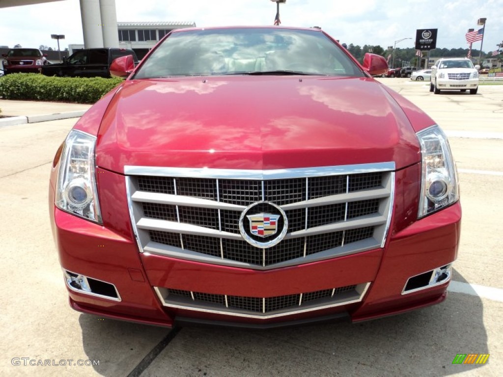 Crystal Red Tintcoat 2011 Cadillac CTS Coupe Exterior Photo #50377601