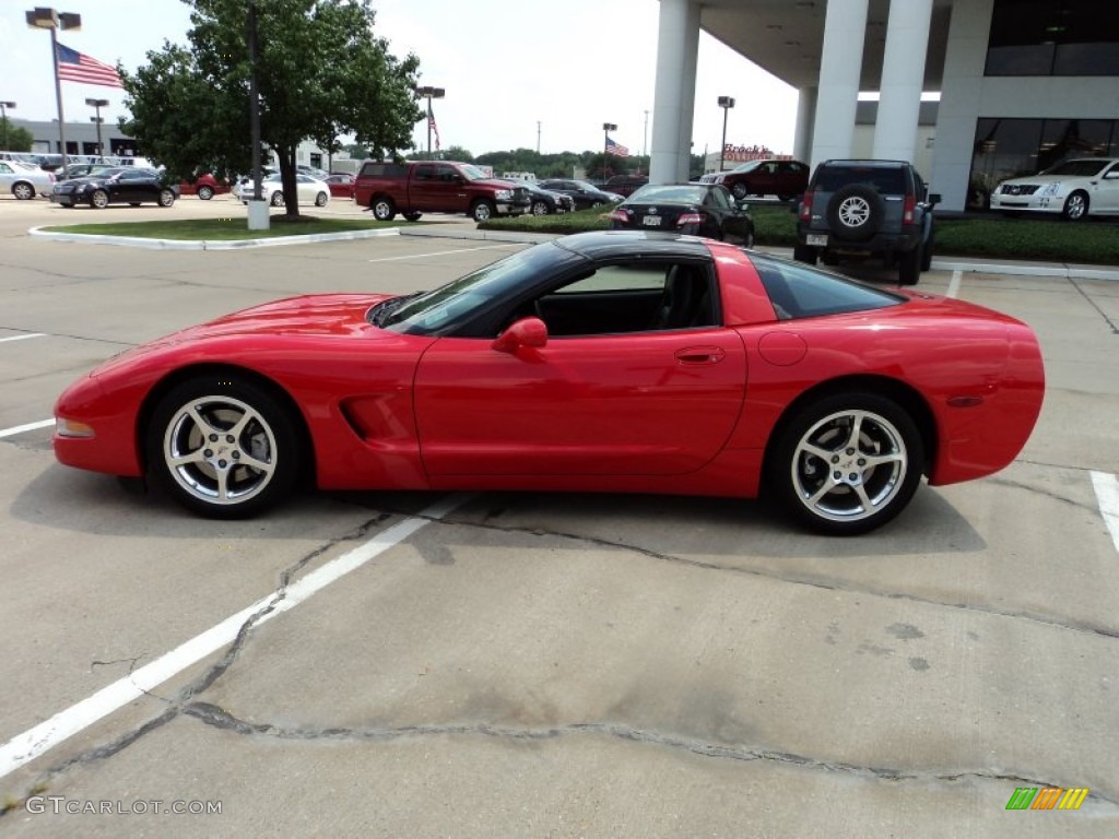 2002 Corvette Coupe - Torch Red / Black photo #3