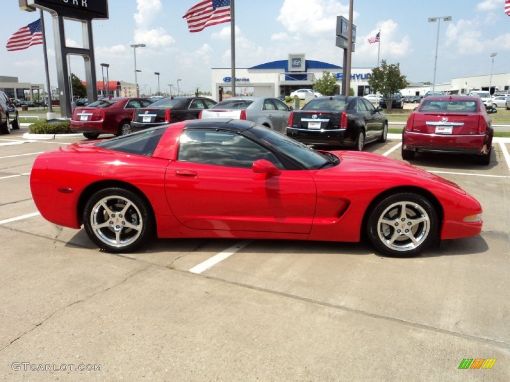 2002 Corvette Coupe - Torch Red / Black photo #4