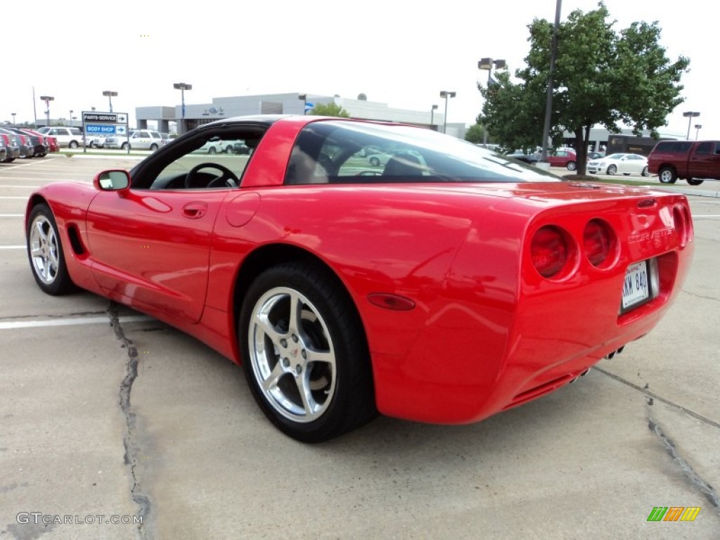 2002 Corvette Coupe - Torch Red / Black photo #8