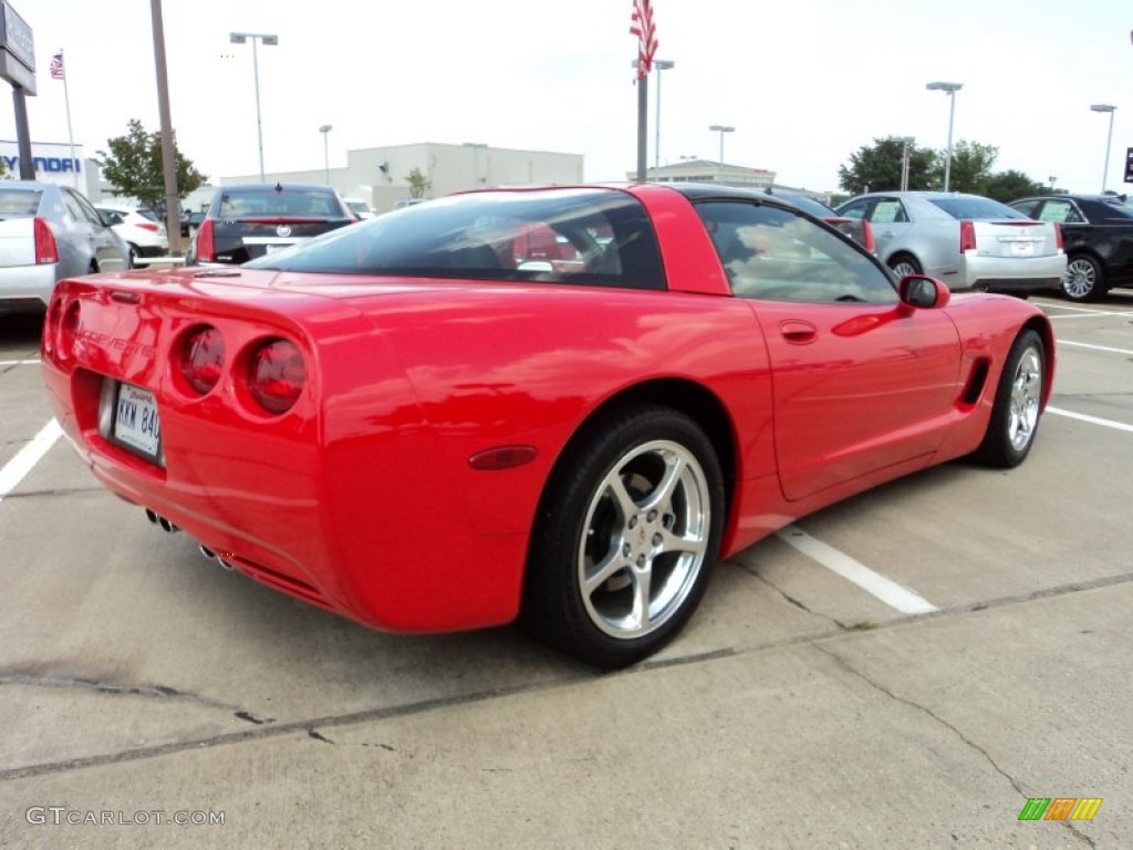 2002 Corvette Coupe - Torch Red / Black photo #9