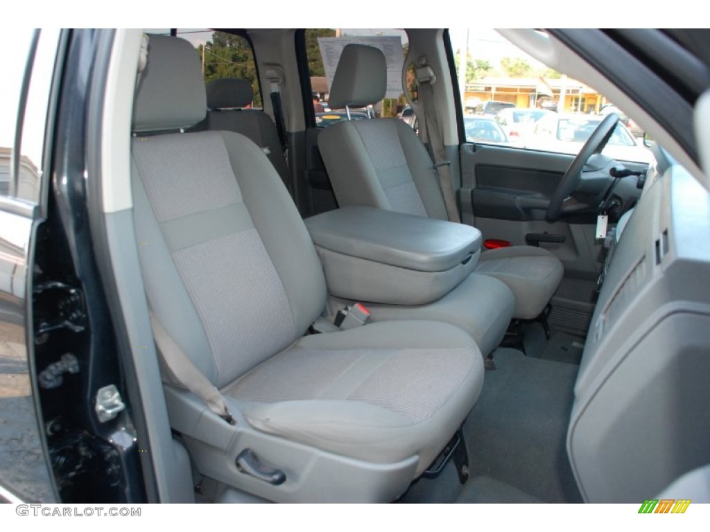 Medium Slate Gray Interior 2007 Dodge Ram 1500 SLT Quad Cab Photo #50379184