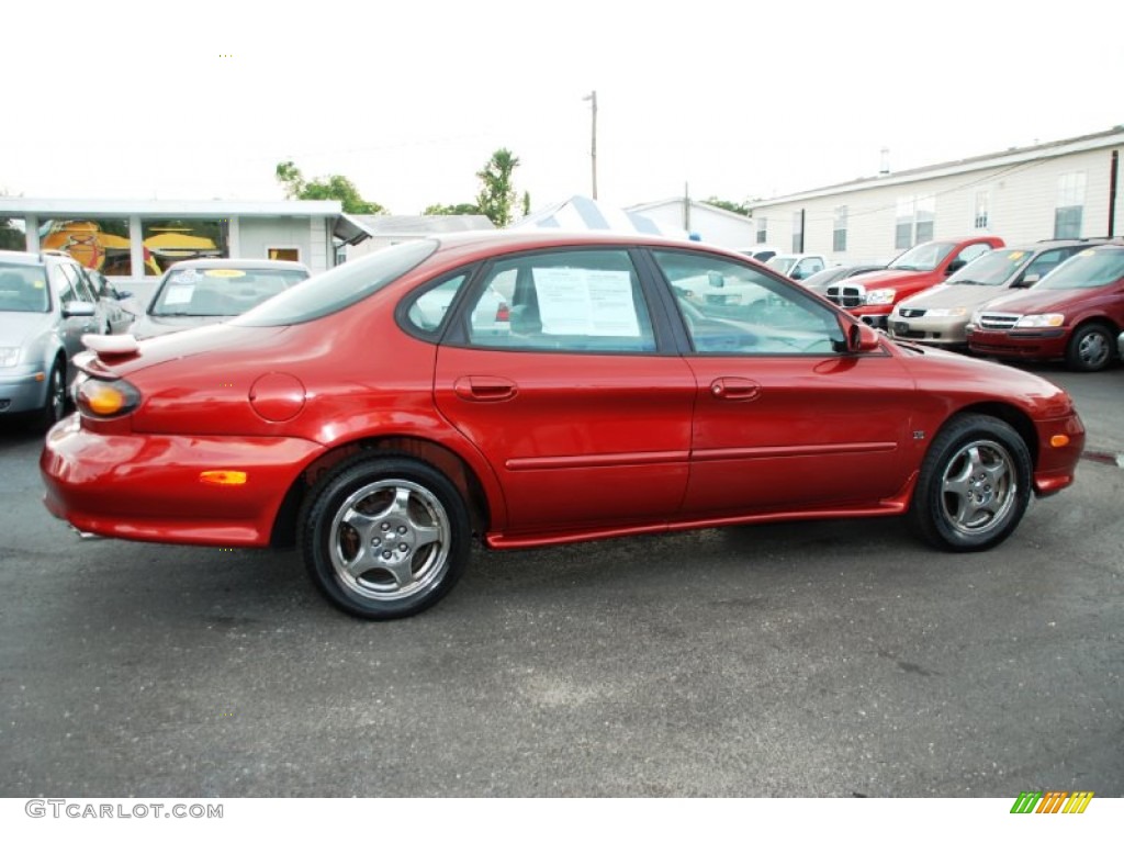 1997 Taurus SHO - Toreador Red Metallic / Grey photo #5