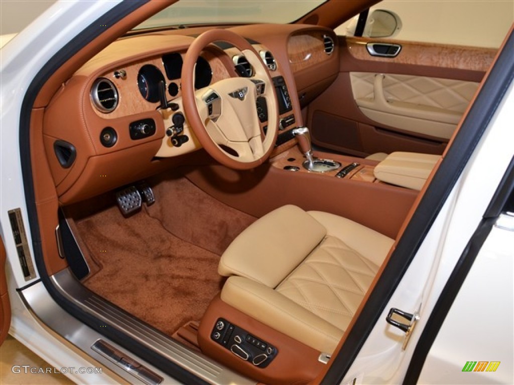 Saffron/Saddle Interior 2011 Bentley Continental Flying Spur Speed Photo #50381028