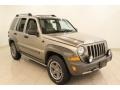 2005 Light Khaki Metallic Jeep Liberty Renegade 4x4  photo #1