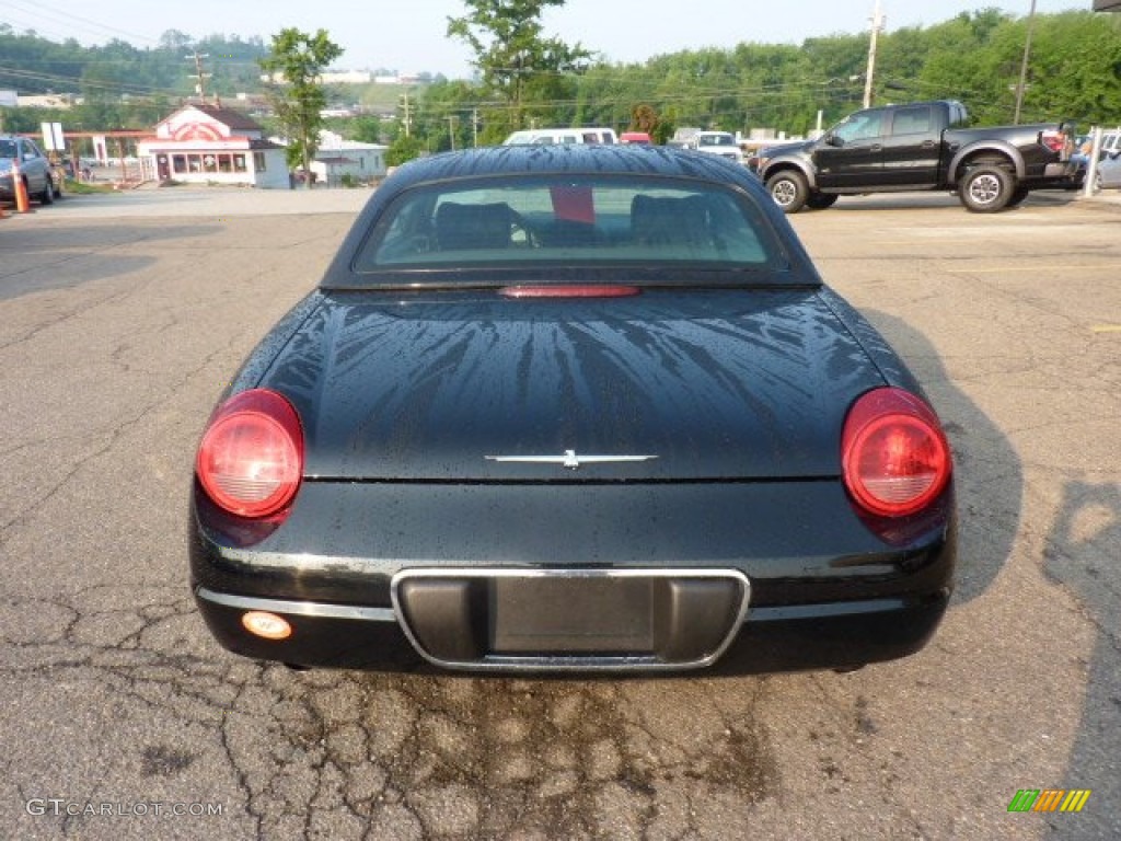 Evening Black 2002 Ford Thunderbird Premium Roadster Exterior Photo #50381794