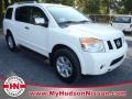 2011 Blizzard White Nissan Armada SV  photo #1