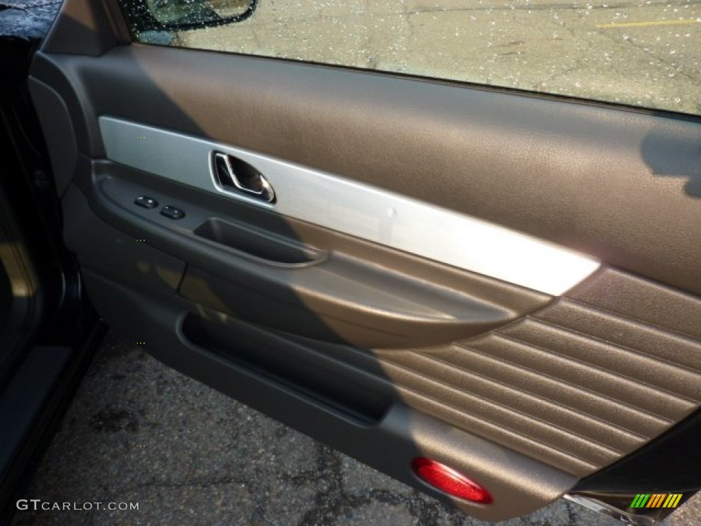 2002 Ford Thunderbird Premium Roadster Midnight Black Door Panel Photo #50381934