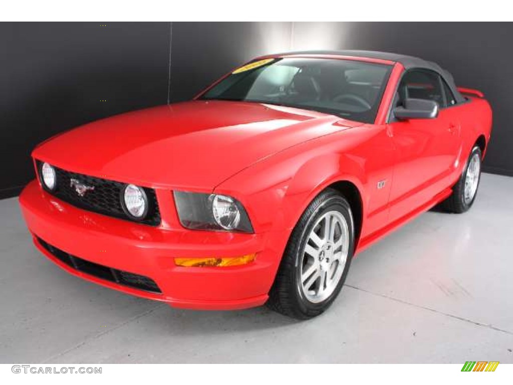 2006 Mustang GT Premium Convertible - Torch Red / Dark Charcoal photo #1
